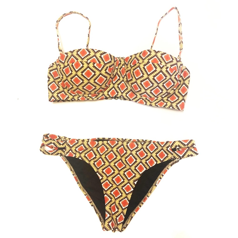 Free People Nookie Beach Tan Azteca Bikini